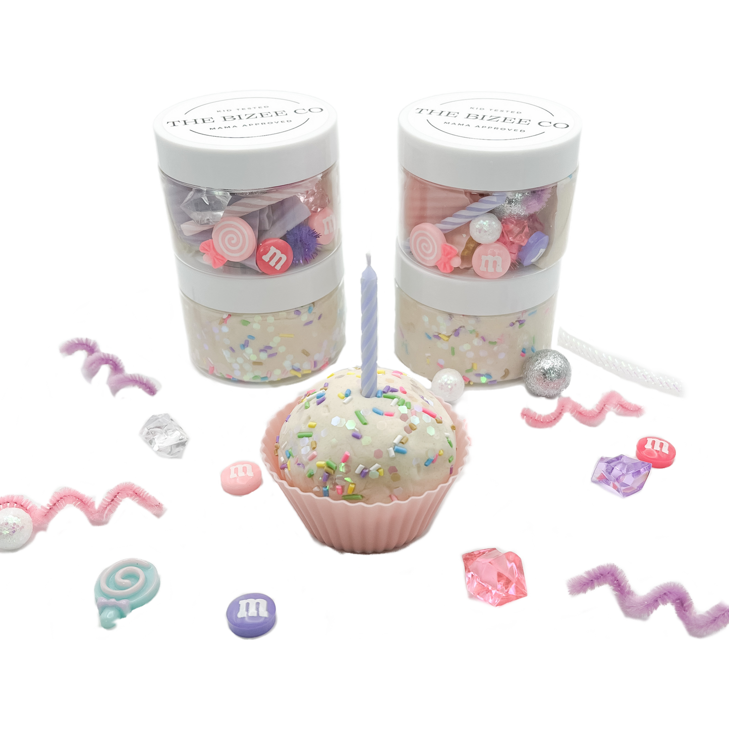 Birthday Cupcake Bizee Jar